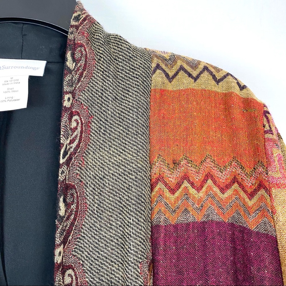 Soft Surroundings Izmir Crewel Patchwork Jacket - image 4